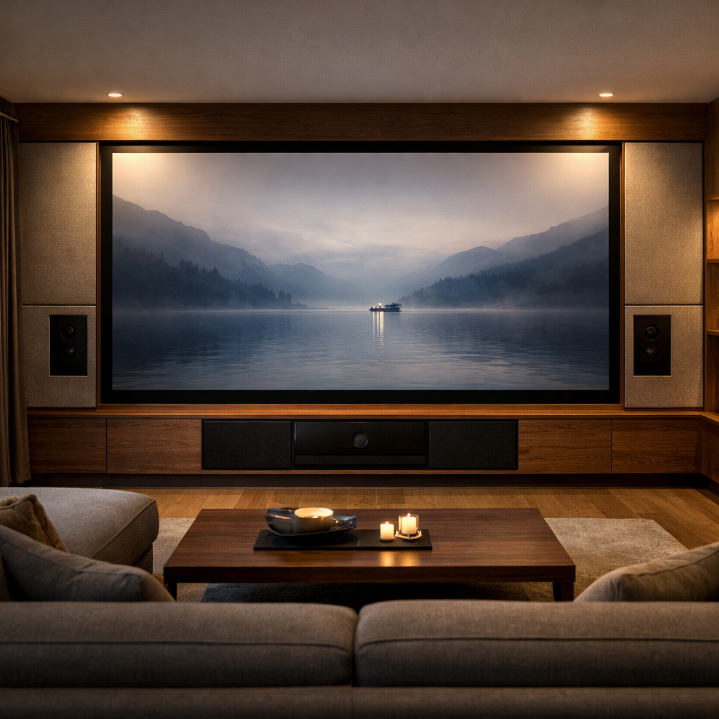 Beamerleinwand nach Maß: So wird das Heimkino stimmig b7652333 4aa0 4fa0 9caa defe00f9bf9c